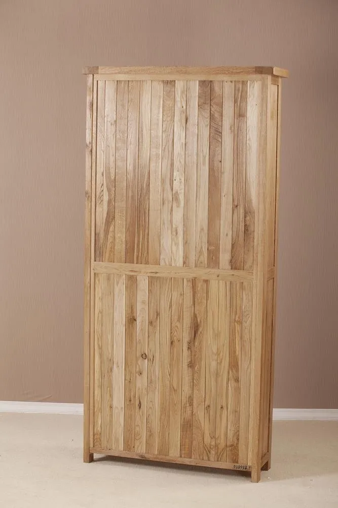 Kent Oak Tall Wide Bookcase - Medium Brushed Oil