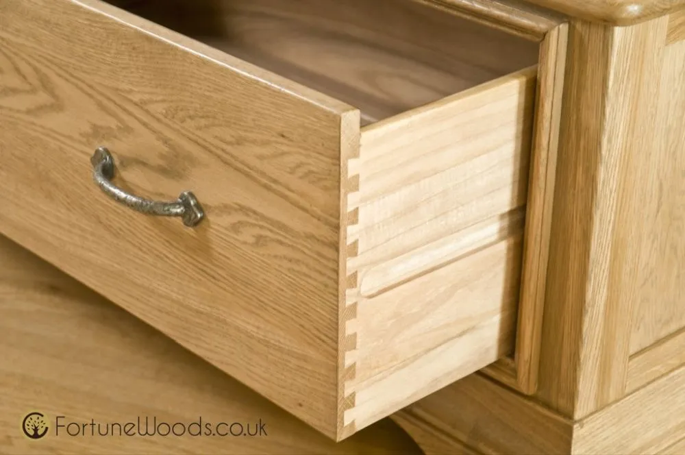 Lyon Oak 2 Door 1 Drawer Wardrobe - Lacquer, Oak