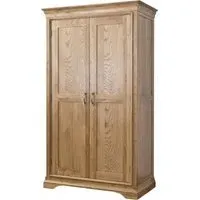 Lyon Oak 2 Door Wardrobe - Lacquer, Oak