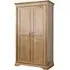 Lyon Oak 2 Door Wardrobe - Lacquer, Oak