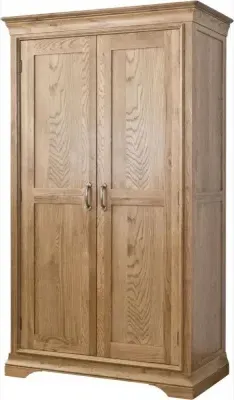 Lyon Oak 2 Door Wardrobe - Lacquer, Oak image