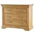 Lyon Oak 2+2 Drawer Chest - Lacquer