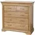 Lyon Oak 3+2 Drawer Chest - Oak