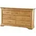 Lyon Oak 3+4 Drawer Chest - Oak