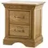 Lyon Oak Bedside Cabinet - Lacquer
