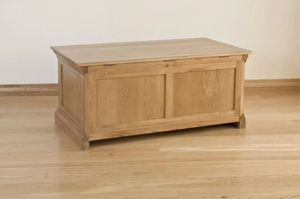 Lyon Oak Blanket Box - Lacquer, Oak