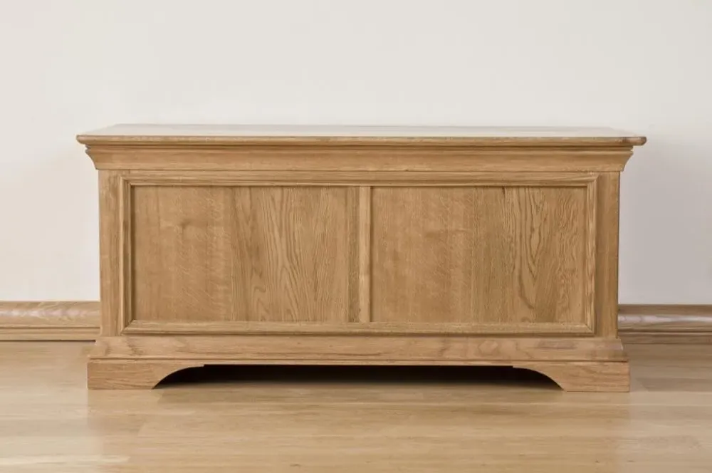 Lyon Oak Blanket Box - Lacquer, Oak