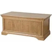 Lyon Oak Blanket Box - Lacquer, Oak