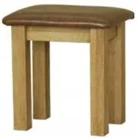 Lyon Oak Dressing Stool - Lacquer