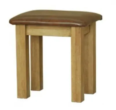 Lyon Oak Dressing Stool - Lacquer image