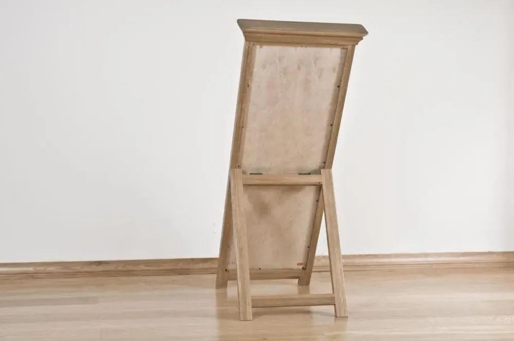 Lyon Oak Rectangular Cheval Mirror - Lacquer, Oak