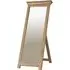 Lyon Oak Rectangular Cheval Mirror - Lacquer, Oak