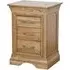 Lyon Oak Tall Bedside Cabinet - Lacquer