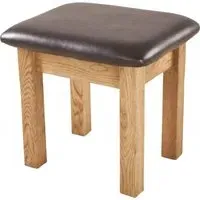 Originals Dressing Stool - Dark Lacquered, Oak