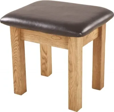 Originals Dressing Stool - Dark Lacquered, Oak image
