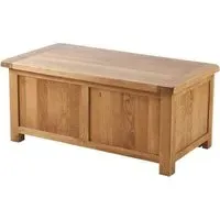 Originals Rustic Large Blanket Box - Dark Lacquered, Oak