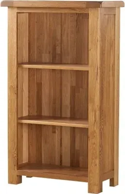 Originals Rustic Low Bookcase - Dark Lacquered, Oak image