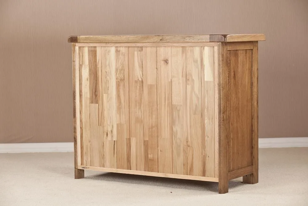 Originals Rustic Oak 2+2 Drawer Chest - Dark Lacquered