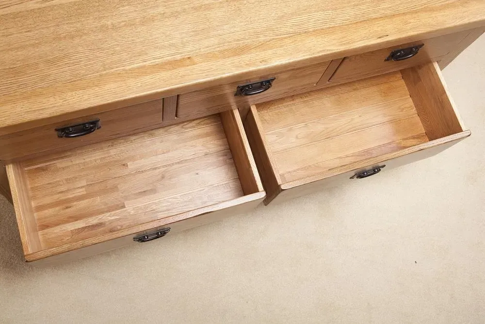 Originals Rustic Oak 3+4 Drawer Chest - Oak