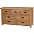 Originals Rustic Oak 3+4 Drawer Chest - Oak