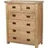 Originals Rustic Oak 4+2 Drawer Chest - Oak