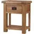 Originals Rustic Oak Bedside Table - Dark Lacquered, Oak