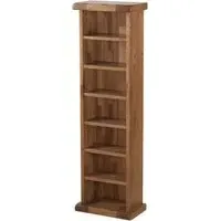 Originals Rustic Oak CD Rack - Dark Lacquered