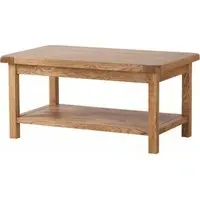 Originals Rustic Oak Coffee Table - Dark Lacquered