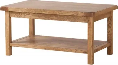 Originals Rustic Oak Coffee Table - Dark Lacquered image