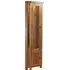 Originals Rustic Oak Corner Display Cabinet - Dark Lacquered