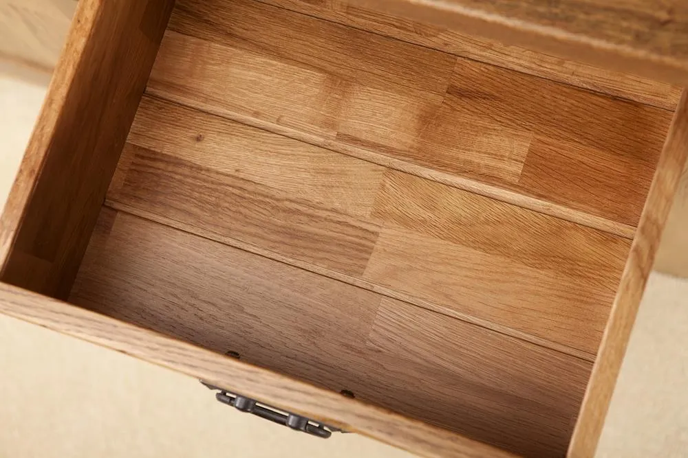 Originals Rustic Oak Dresser Base - Dark Lacquered, Oak