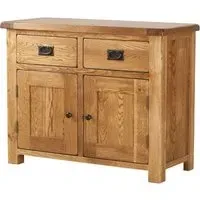 Originals Rustic Oak Dresser Base - Dark Lacquered, Oak