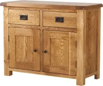 Originals Rustic Oak Dresser Base - Dark Lacquered, Oak image