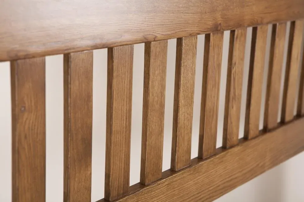 Originals Rustic Oak Headboard - Dark Lacquered