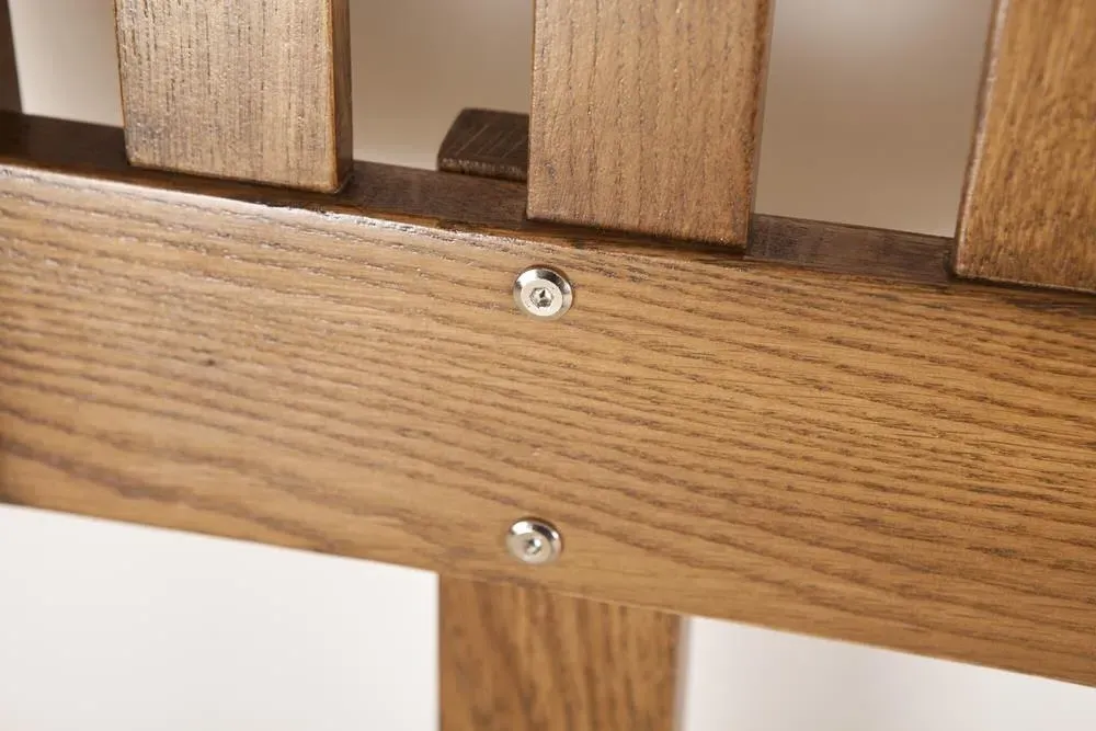 Originals Rustic Oak Headboard - Dark Lacquered