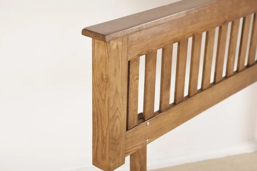 Originals Rustic Oak Headboard - Dark Lacquered