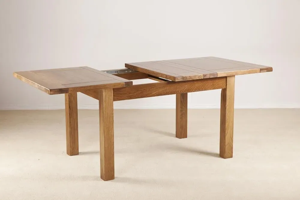 Originals Rustic Oak Medium 4-8 Seater Extending Dining Table