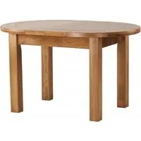 Originals Rustic Oak Oval 4-6 Seater Extending Dining Table