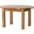 Originals Rustic Oak Oval 4-6 Seater Extending Dining Table