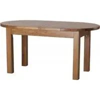 Originals Rustic Oak Oval 6-8 Seater Extending Dining Table