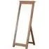 Originals Rustic Oak Rectangular Cheval Mirror - Dark Lacquered