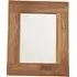 Originals Rustic Oak Rectangular Wall Mirror - Dark Lacquered