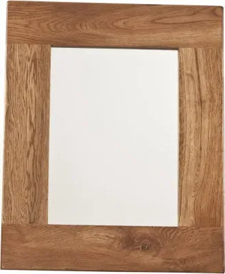 Originals Rustic Oak Rectangular Wall Mirror - Dark Lacquered image