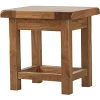 Originals Rustic Oak Side Table - Dark Lacquered, Oak