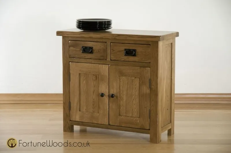 Originals Rustic Oak Sideboard - Dark Lacquered
