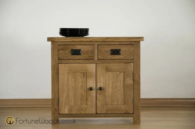 Originals Rustic Oak Sideboard - Dark Lacquered