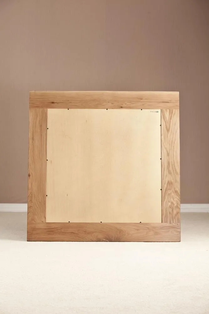 Originals Rustic Square Wall Mirror - Dark Lacquered, Oak