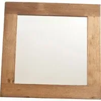 Originals Rustic Square Wall Mirror - Dark Lacquered, Oak