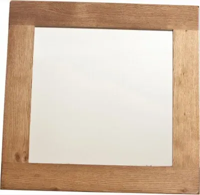 Originals Rustic Square Wall Mirror - Dark Lacquered, Oak image