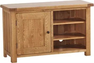 Originals Rustic TV Unit - Dark Lacquered, Oak image
